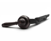 Korky front view of oil-rubbed bronze faucet-style handle showing sleek profile and upgrade benefit