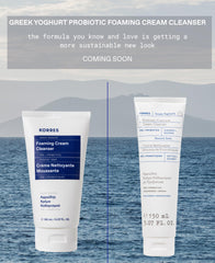 KORRES pump and label detail highlighting clean-ingredient benefit