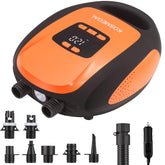 kosmegal front view pump showing compact design and portability benefit
