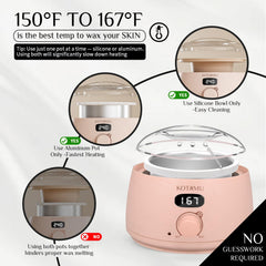 KOTAMU temperature dial and indicator light demonstrating precise heat control benefit