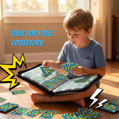 KS SHOP open binder displaying 60 double-sided 9-pocket sheets for organization