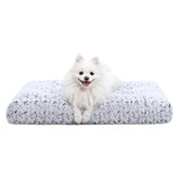 KSIIA deluxe plush front view showing cozy crate fit and comfort