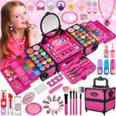 Kuovei front vanity box open showing organized kit and easy storage benefit