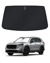 KUST front view shade covering Honda CRV windshield keeps cabin cool