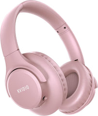 KVIDIO front view showing sleek over-ear design and travel-friendly look