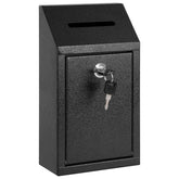 KYODOLED front view of metal cash box showing secure design and easy payments