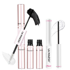 La Maesii front packaging showing complete 3-in-1 lash kit and benefits