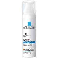 La Roche-Posay front tube showing SPF 50 and hyaluronic acid benefit