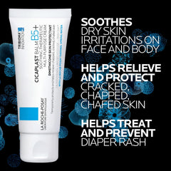 La Roche-Posay used on baby's skin, illustrating pediatric-tested gentle relief