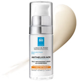 La Roche-Posay front packaging showing serum bottle and SPF 50 benefit