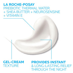 La Roche-Posay gel-cream texture close-up showing lightweight hydration benefit