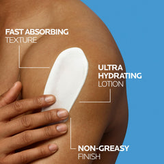 La Roche-Posay pump dispensing lotion for easy, controlled application