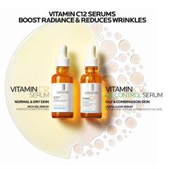 La Roche-Posay serum texture on hand demonstrating lightweight hydration