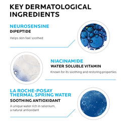 La Roche-Posay ingredient label image emphasizing gentle, minimal formulation