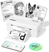 Labeer front view compact printer showing controls and clean design for space-saving
