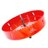 LAIWEI front view of hole saw with arbor showing fit and durability