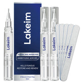 Lakeim front packaging showing three pens and compact kit for easy treatment