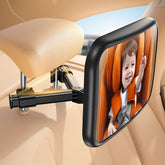 Lamicall front view mirror showing wide-angle coverage and clearer visibility