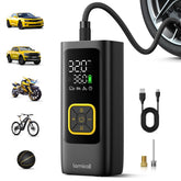 Lamicall inflator front view showing compact design and portability benefit