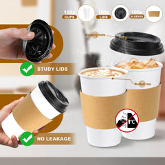 Lamosi close-up of black lid snapping on cup highlighting leak protection