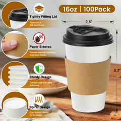 Lamosi kraft sleeve detail displaying insulation and comfortable grip benefit