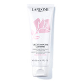 Lancôme Créme Mousse Confort front packaging showing bottle and label, highlighting luxury and clarity