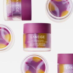 LANEIGE spoon scooping mask to show non sticky consistency and easy application