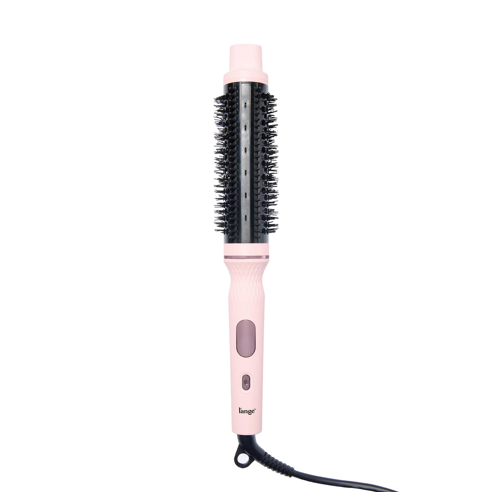 L'Ange Hair GlamWave front view showing blush finish and salon-styled benefit