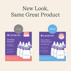 Lansinoh close-up of NaturalWave nipple showing soft texture and secure latch