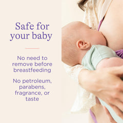 Lansinoh open tube with cream ready to apply for nipple relief