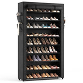 LANTEFUL front view with cover showing neat protected shoe storage
