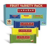 LÄRABAR front packaging showing variety pack and convenient grab-and-go benefit