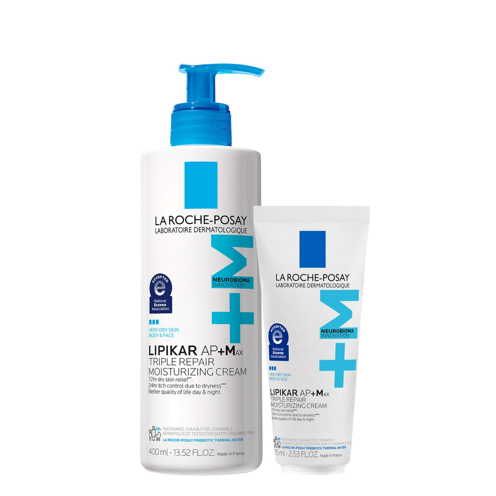 La Roche-Posay jar front view showing packaging and immediate identification benefit