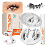 LASHVIEW AN26 front packaging showing kit and compact case for travel convenience