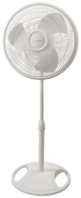 Lasko front view of fan showing clean design and steady airflow benefit