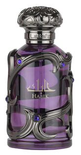Lattafa Habik front bottle view showing bold design and confident presentation