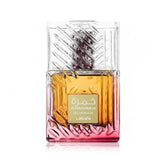 Lattafa bottle front packaging showing elegant design and instant shelf appeal