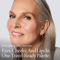 LAURA GELLER open palette with brush showing all face, eye, lip options