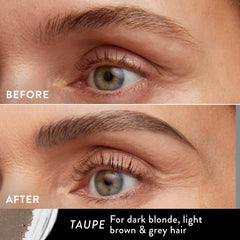 LAURA GELLER pencil tip close-up demonstrating precise hair-like strokes