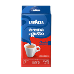 Lavazza Crema e Gusto front packaging showing brick and brand for quick recognition
