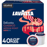 lavazza Dolcevita Classico front box showing brand and 40-count convenience