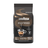 Lavazza front packaging showing 2.2 lb bag and brand clarity, enhances shelf appeal