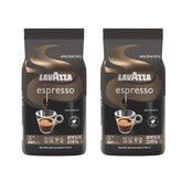 Lavazza front packaging showing two 2.2 lb bags and product branding for convenience