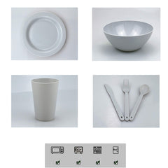 Layron flatware detail showing spoon fork knife quality for reliable use