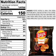 Lay's open bag with chips spilling for easy serving and fresh appeal