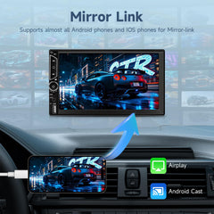 Leadfan side view with double-din dimensions for correct dash fit
