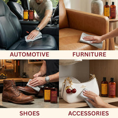 Leather Honey label close-up highlighting EPA Safer Choice certification benefit