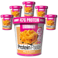 Legendary Foods front packaging showing product cup and branding, highlighting convenience