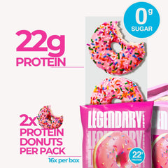 Legendary Foods cross-section showing cake interior and protein density