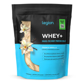 LEGION front tub view showing product packaging and clear protein benefits